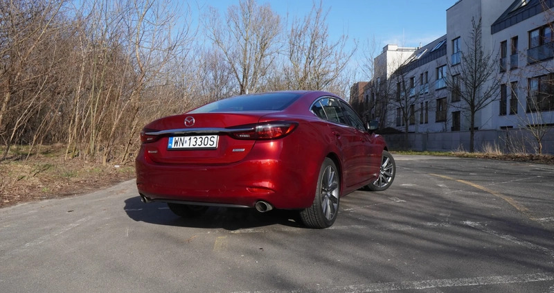 Mazda 6 cena 79000 przebieg: 99000, rok produkcji 2018 z Warszawa małe 37